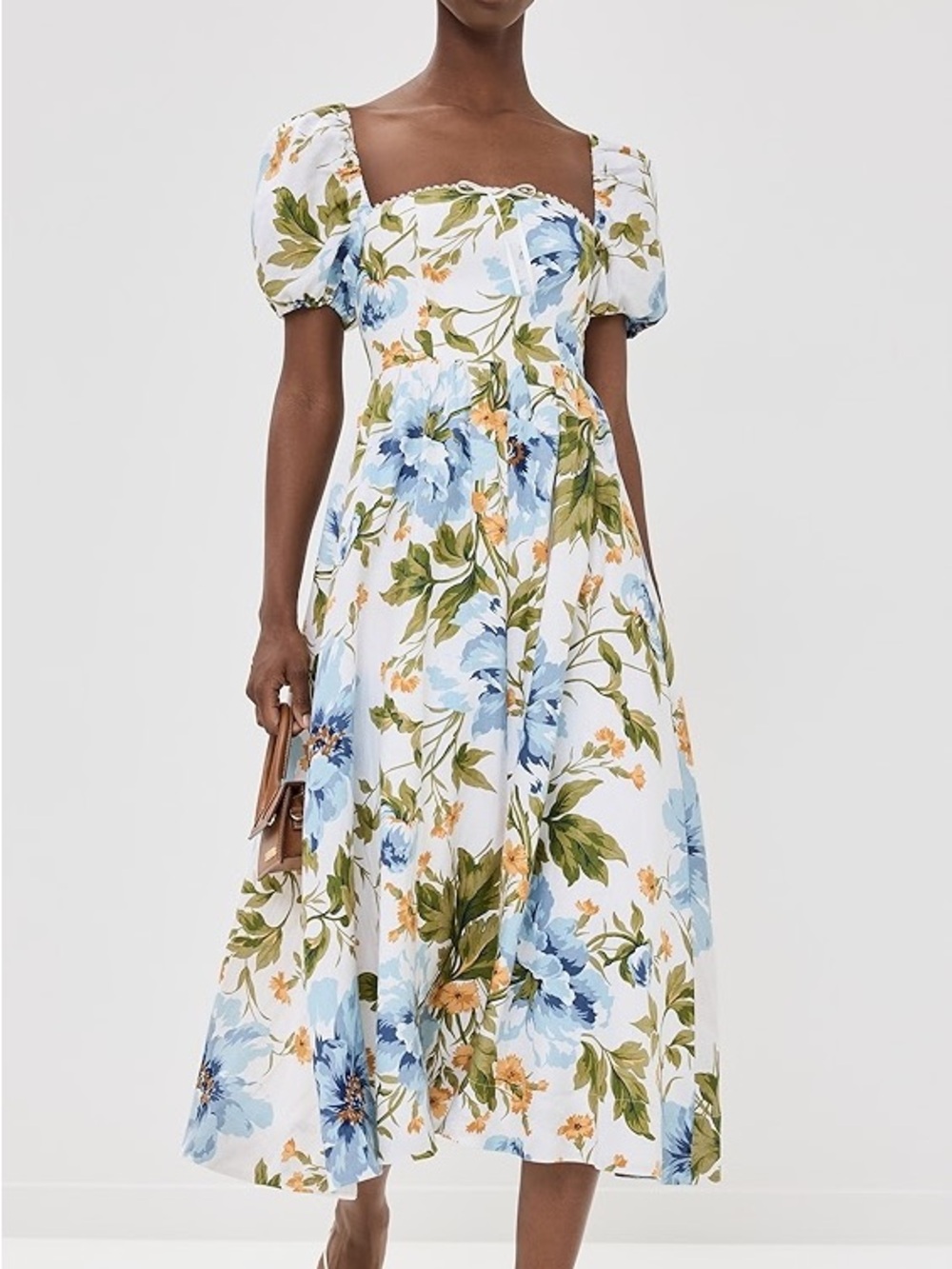 Reformation Davila Linen Dress